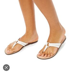 NWT 8.5 unworn McKim white sandal lilly Pulitzer